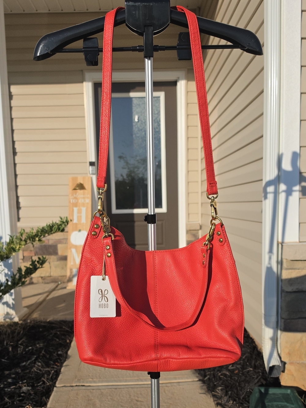 HOBO Pier Shoulder Bag Koi 100% Genuine Leather Crossbody And Shoulder Bag